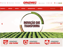 Tablet Screenshot of grazmec.com.br